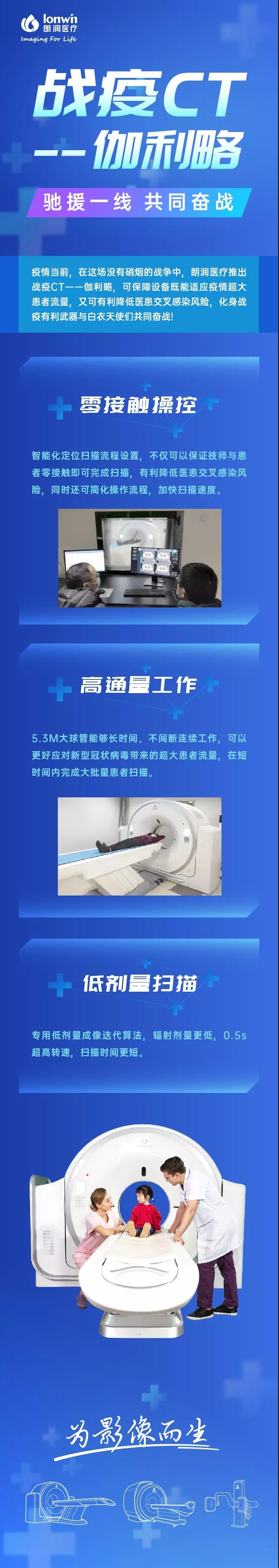 朗潤醫療戰疫CT——伽利略，零接觸更安全